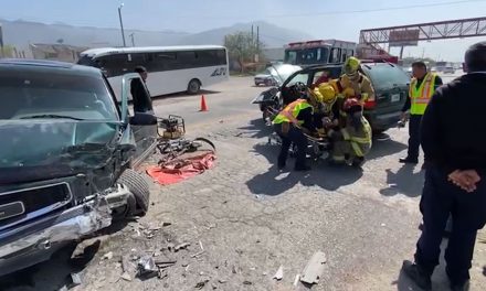 Cuatro lesionados en accidente en la carretera a Zacatecas