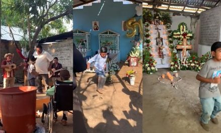 Cumple su promesa: Niño baila a un lado de la tumba de su padre para recordar su tiempo juntos