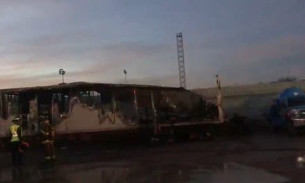 Amanece Saltillo con incendio al interior de una gasera