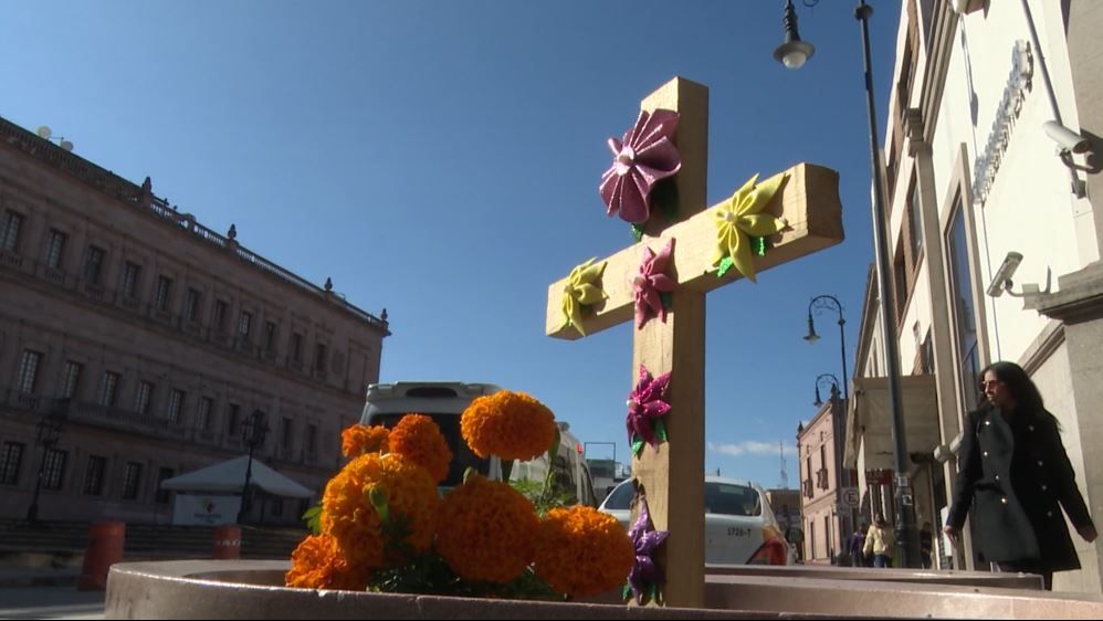 Colectivo instala memorial tras accidente en Centro Histórico de Saltillo