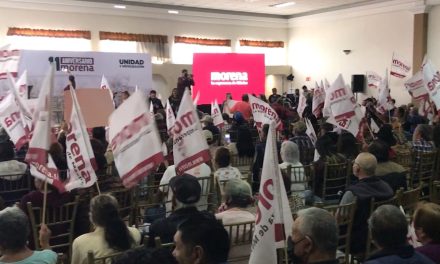 Celebran aniversario de Morena en Coahuila