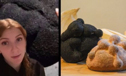 Mujer extranjera afirma que el pan de muerto se hace con cenizas de difunto (video)
