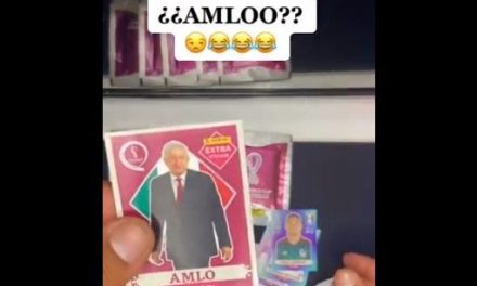 ¿Qué es eso? Compra sus estampitas del Mundial piratas y le aparece una de AMLO