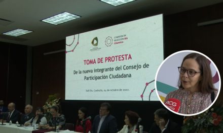 Coahuila: Toma Protesta Karla Samperio dentro del Consejo de Participación Ciudadana del Sistema Estatal Anticorrupción