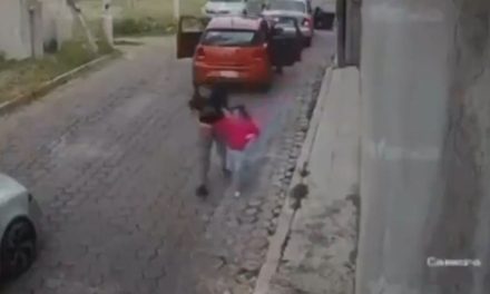 Se llevan a una niña de un auto en Tlaxcala (video)