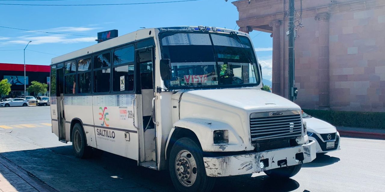 Saltillo: Concesiones de transporte canceladas no se volverán a otorgar