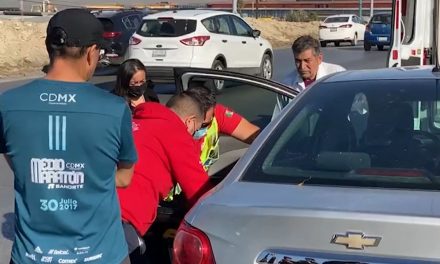 Accidente en los límites de Saltillo y Ramos Arizpe deja una persona lesionada