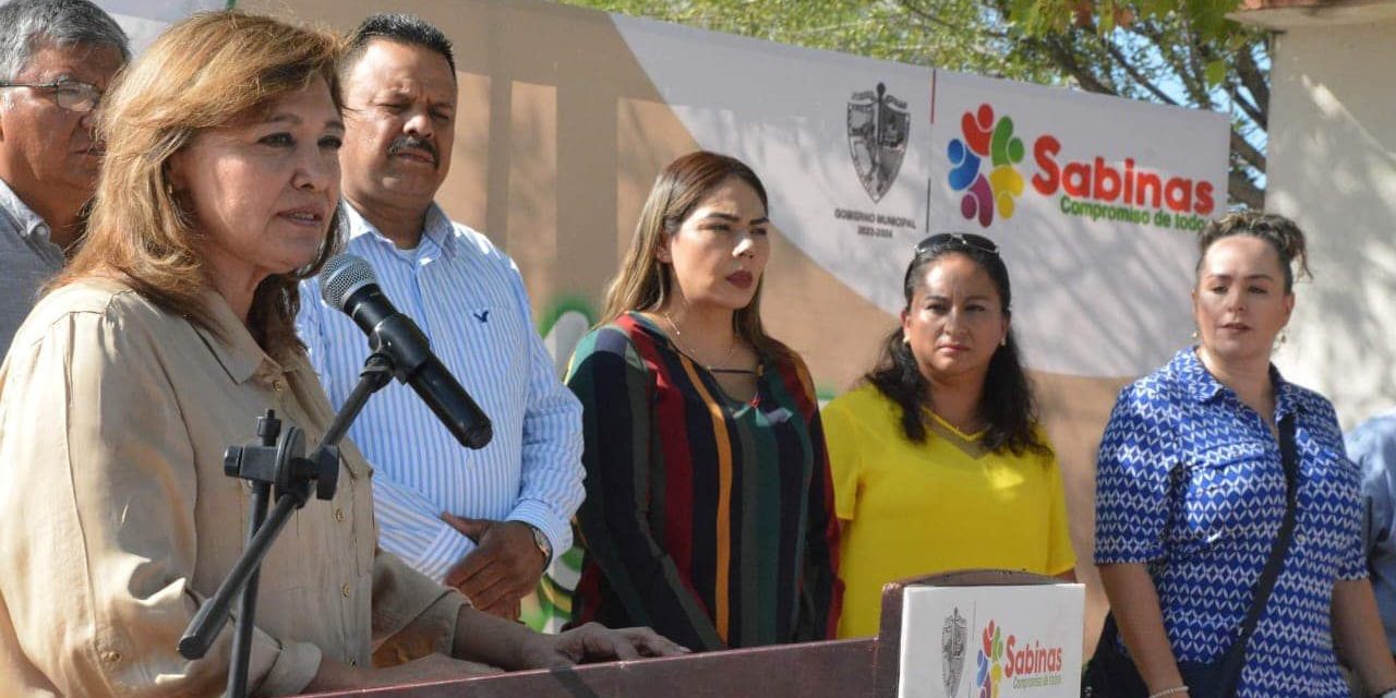 Anuncia alcaldesa de Sabinas gran inversión