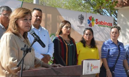 Anuncia alcaldesa de Sabinas gran inversión