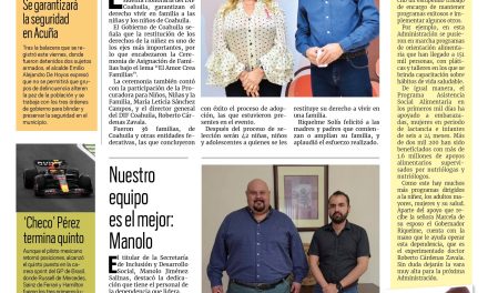 Portada Región Fronteriza [13 de noviembre de 2022] Realizará DIF Acuña Festival Navideño; Seguridad lista para el Buen Fin; y más…