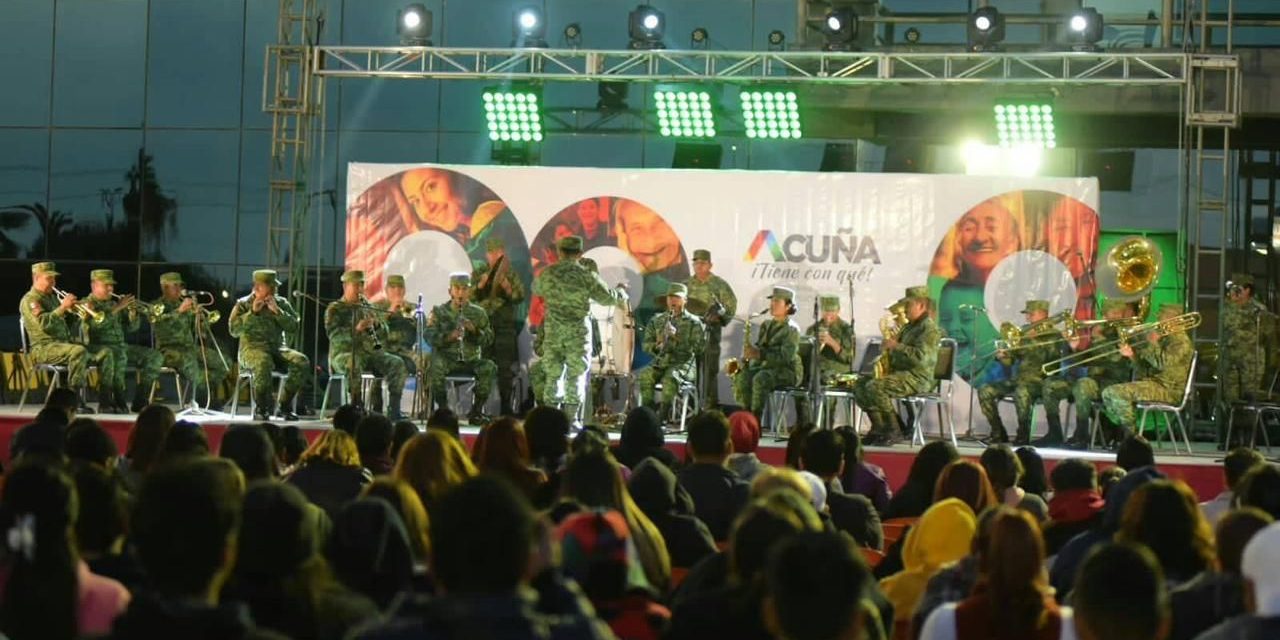 Con éxito llevan concierto a ciudadanos en Acuña