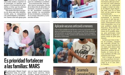Portada Región Lagunera [25 de noviembre de 2022] Otorgan apoyos para evitar la deserción escolar; capacitan a profesionales en Torreón y más…