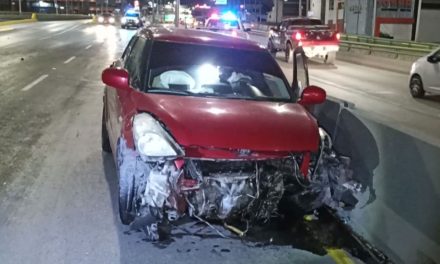 Saltillo: Por acelerado sufre fuerte choque; perdió el control tras tomar una curva en LEA