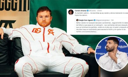 ¿Qué pasa con ‘Canelo’? Ahora insulta al exjugador argentino Sergio ‘Kun’ Agüero