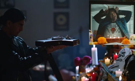 El altar más rockero: Palencia dedica ofrenda a Eddie Munson de Stranger Things en épico crossover