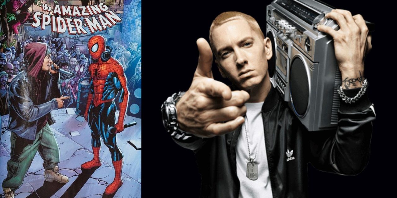 Épico crossover; Eminem aparecerá en cómic de The Amazing Spider-Man