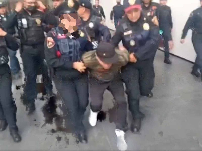 ‘¡Ay me duele!’ Dice ladrón baleado en centro comercial de la CDMX (video)