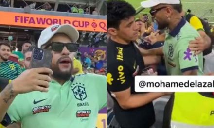 Doble de Neymar causa furor en fanáticos, hasta la seguridad lo resguardó