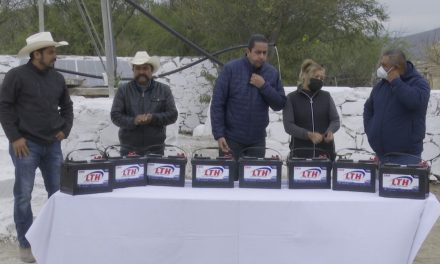 Equipan pozo en Noria de los Medrano en Ramos Arizpe