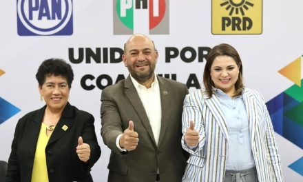 PAN, PRI y PRD en unidad por Coahuila