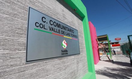 Saltillo: Casi listo el Centro Comunitario en la colonia Valle de las Torres