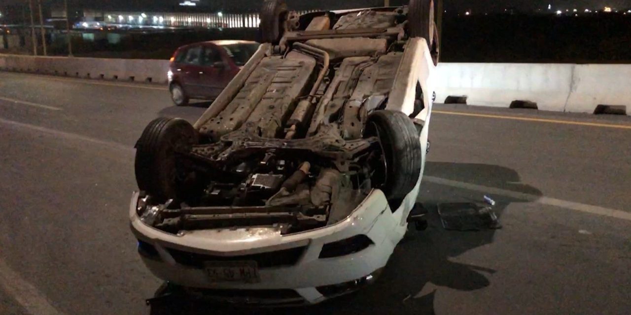Hombre vuelca en el Isidro Lopez; conducía a exceso de velocidad