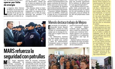 Portada Región Centro [9 de diciembre de 2022] AHMSA está paralizada por crisis; Cabildo aprueba extensión en venta de alcohol y más…