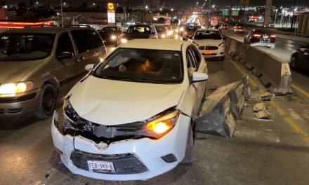 Conductor ebrio provocó carambola en Periférico Luis Echeverría de Saltillo