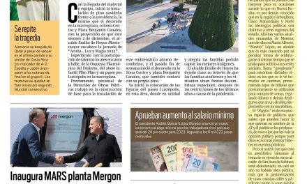 Portada Región Fronteriza [2 de diciembre de 2022] Todo listo para el pino gigante; Inaugura MARS planta Mergon y más…