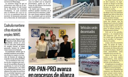 Portada Región Lagunera [7 de diciembre de 2022] Atiende Ayuntamiento a través de redes sociales; en rehabilitación centro de Control Canino de Torreón y más…
