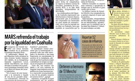 Portada Región Lagunera [21 de diciembre de 2022] Celebra Don Roberto C. González un año más de vida; Torreón impulsa la transparencia y ética y más…