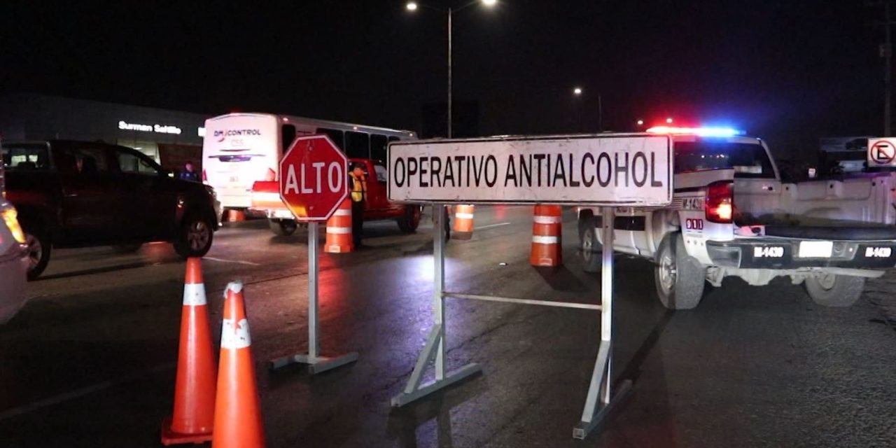 Habrá este fin de semana navideño operativos antialcohol