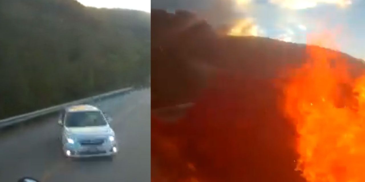 Video: accidente en Chiapas deja dos personas lesionadas