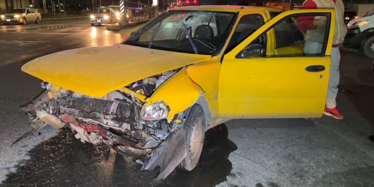 Saltillo: Quita el derecho de paso y choca contra un auto donde venía una mujer embarazada
