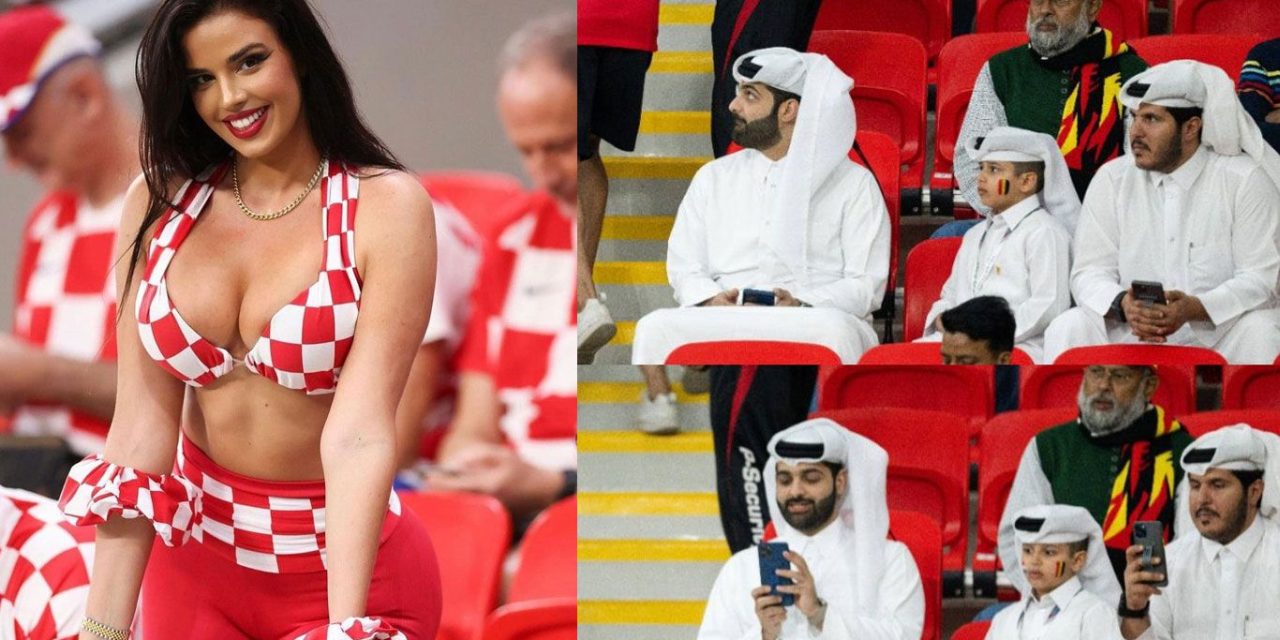 Ivana Knoll, la exMiss Croacia que ha roba miradas en el Mundial de Qatar 2022