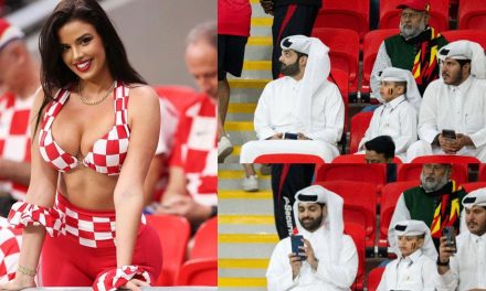Ivana Knoll, la exMiss Croacia que ha roba miradas en el Mundial de Qatar 2022