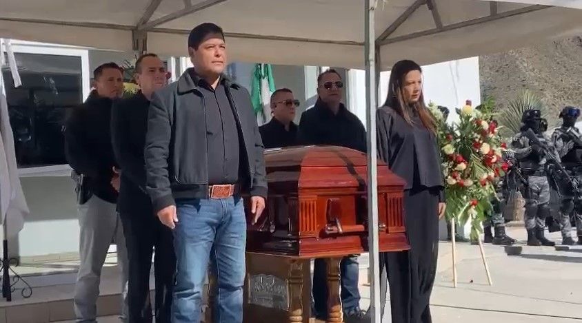 Despiden a Juan Fidencio; elemento de la Policía Estatal murió en cumplimiento de su deber