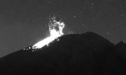 Popocatépetl registra nueva explosión y se mantiene en Fase Amarillo