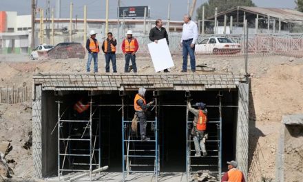 Saltillo: Supervisa Chema Fraustro trabajos del Sistema Pluvial Otilio