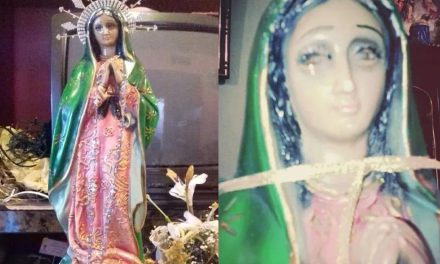 La Virgen que llora en Coahuila antes del 12 de diciembre desde hace 18 años