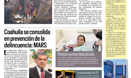 Portada Región Carbonífera [5 de enero de 2023] Viudas podrían tomar Pasta de Conchos; Sabinas prepara ofertas para ciudadanos y más…