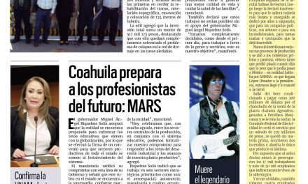 Portada Región Carbonífera [12 de enero de 2023] Diana Haro da solución a problemas de drenaje; contribuyentes cumplidos serán premiados y más…