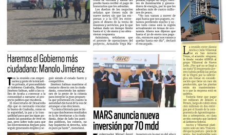 Portada Región Carbonífera [19 de enero de 2023] Bloquean entradas a Pasta de Conchos; paramédicos de la Cruz Roja serán capacitados y más…