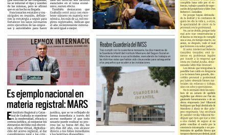 Portada Región Centro [3 de enero de 2023] Llegarán cuatro empresas más en la región Centro; dejan sin tratamiento a decenas y más…