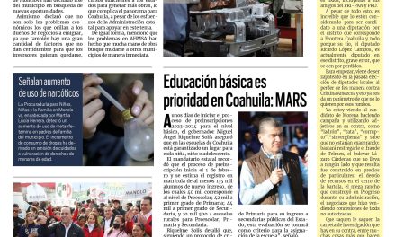 Portada Región Centro [29 de enero de 2023] Empresas de Monclova emigran ante problemáticas; sequía pegará fuerte en la región Centro y más…