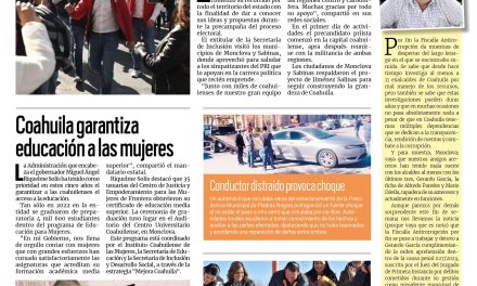 Portada Región Fronteriza [15 de enero de 2023] Manolo Jiménez lleva precampaña a municipios; funcionarios de Acuña van por candidaturas y más…