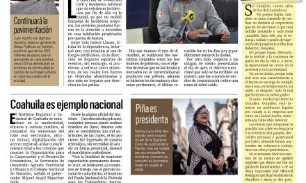 Portada Región Lagunera [3 de enero de 2023] Saldo blanco durante fiestas en Torreón; ciudadanos aprovechan descuento en predial y más…
