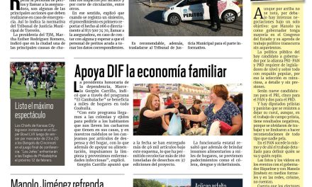 Portada Región Laguna [30 de enero de 2023] Explican protocolo de accidentes viales; Apoya DIF la economía familiar y más…