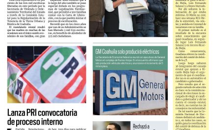 Portada RCG Media [4 de enero de 2023] MARS apoya a que mujeres cuenten con escrituras; lanza PRI convocatoria de proceso interno y más…