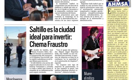 Portada RCG Media [12 de enero de 2023] Coahuila prepara a los profesionistas del futuro; Saltillo es la ciudad ideal para invertir: Chema Fraustro y más…